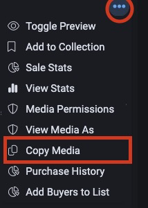 Пример настройки медиа-предложения на Fansly