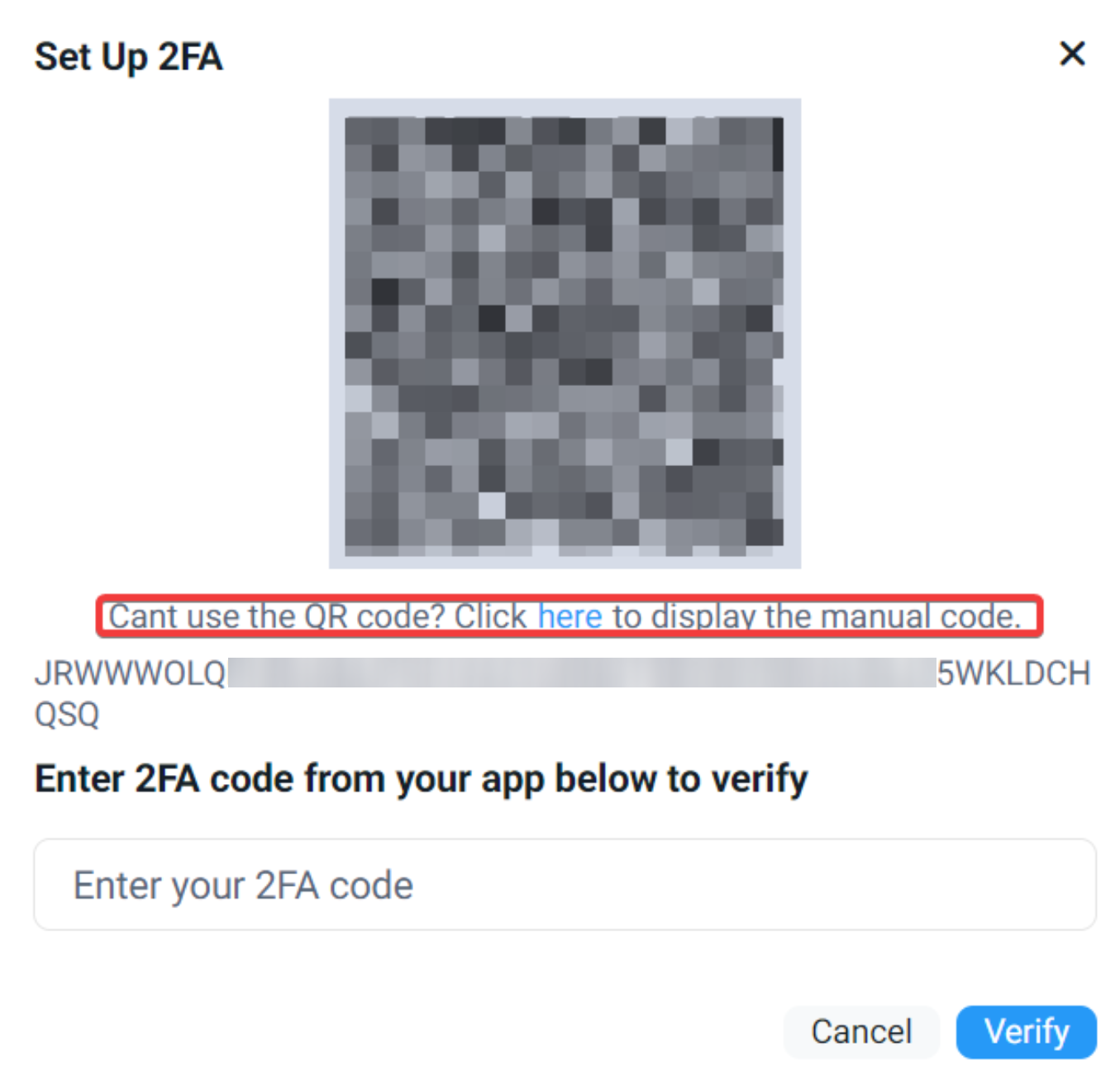 Пример настройки двухфакторной аутентификации (2FA) на Fansly